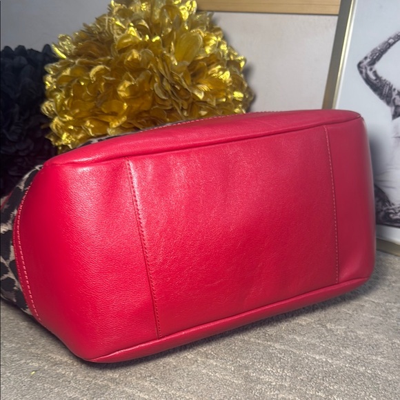 Coach Leopard Print Tote & wallet set - Picture 8 of 13